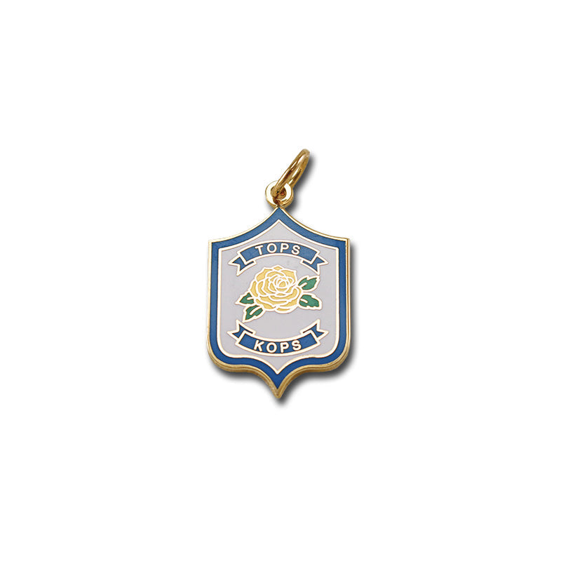 TOPS/KOPS Rose Shield Charm