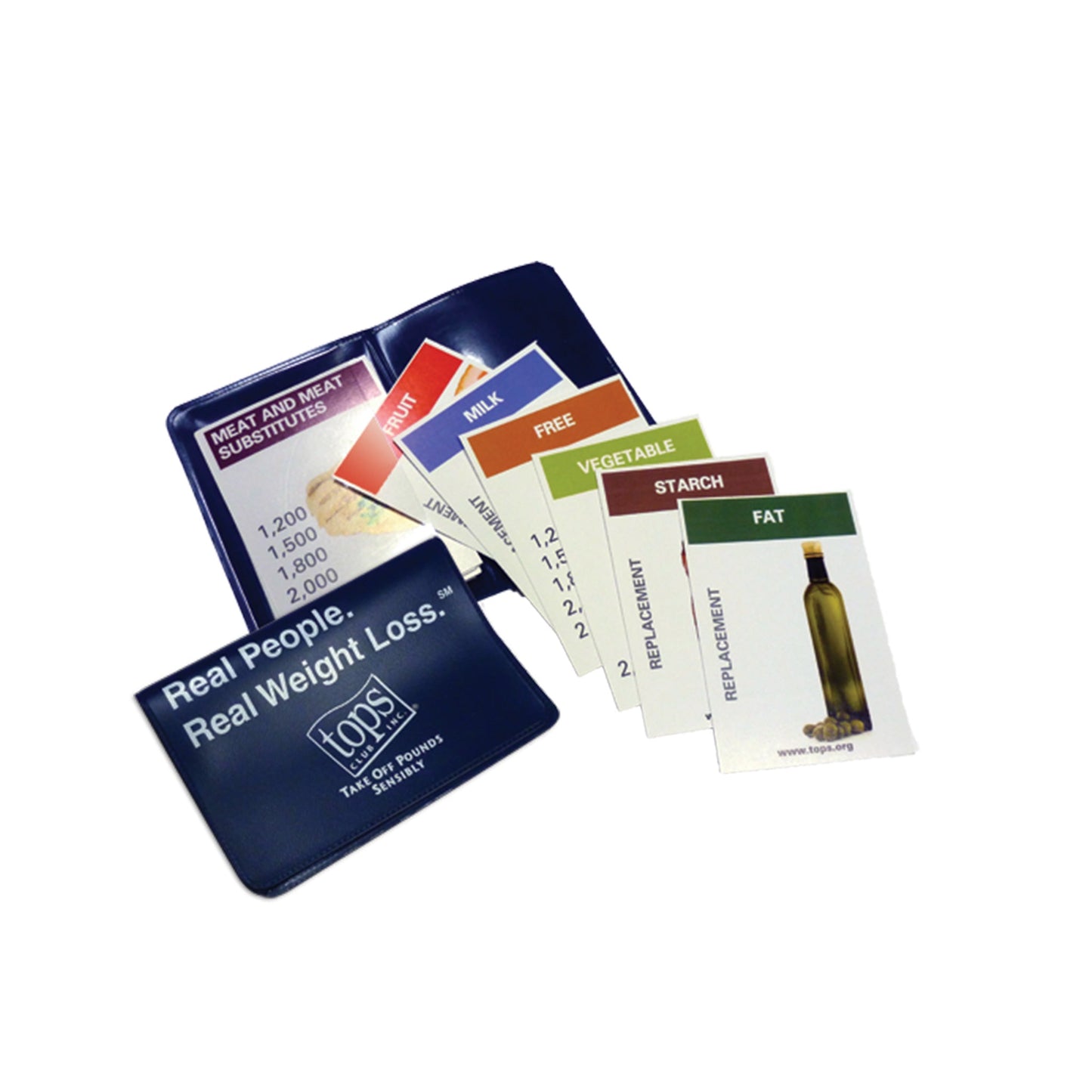 Food Exchange Cards Plus Holder