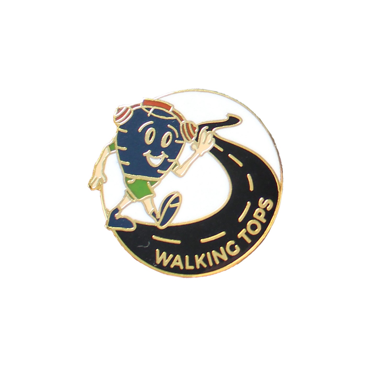 Walking TOPS Pin