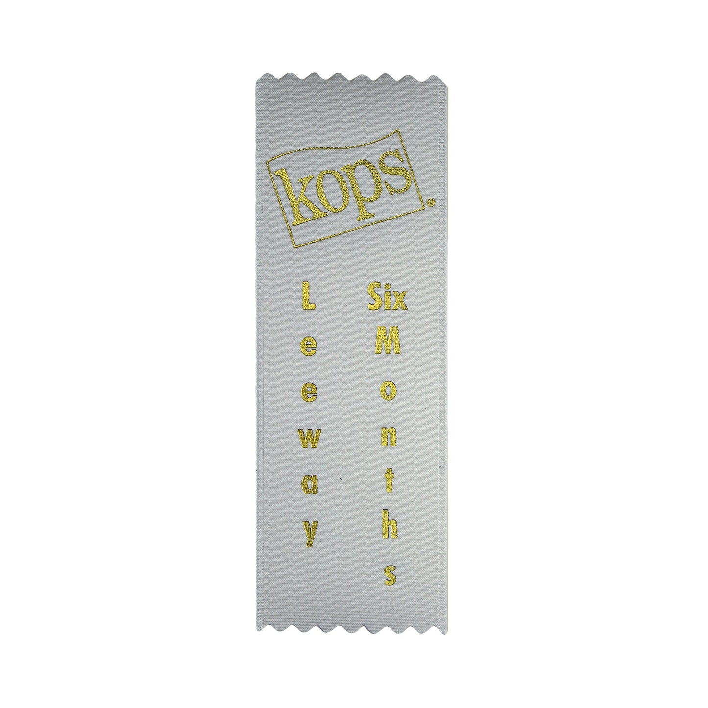 KOPS Leeway Six Month White Ribbon