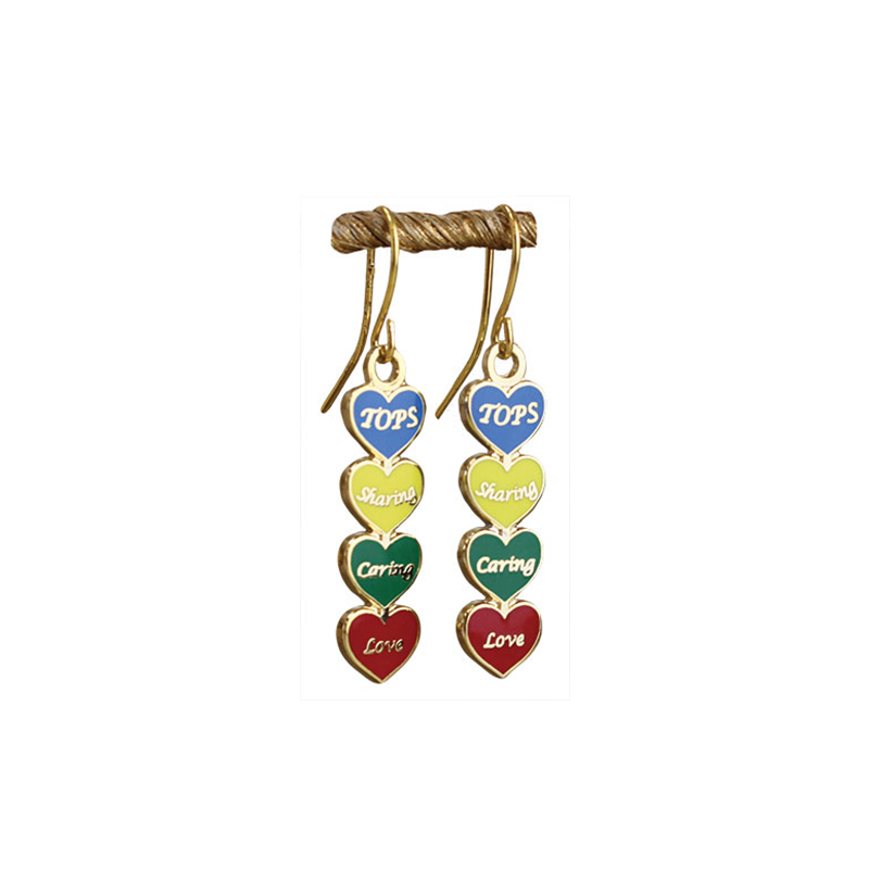 TOPS Heart Earrings