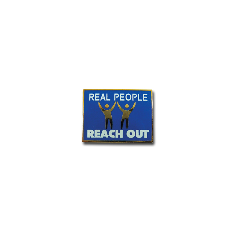 Real People Reach Out Pin