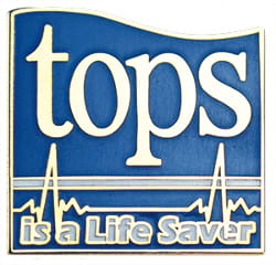 TOPS Heartbeat Pin