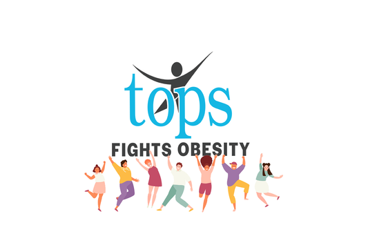 A logo that reads TOPS Fights Obesity 