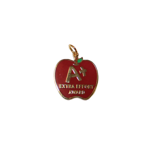 TOPS Extra Effort Apple Charm