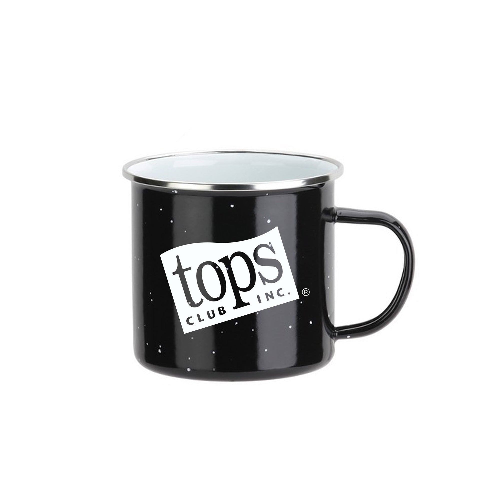 TOPS Enamel Coffee Mug