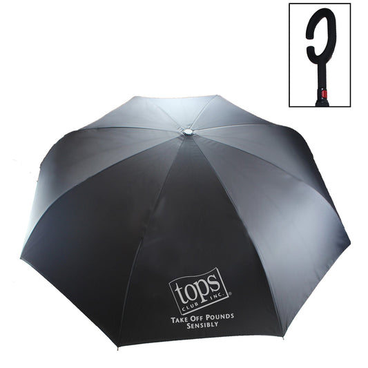 Black Reversible Umbrella