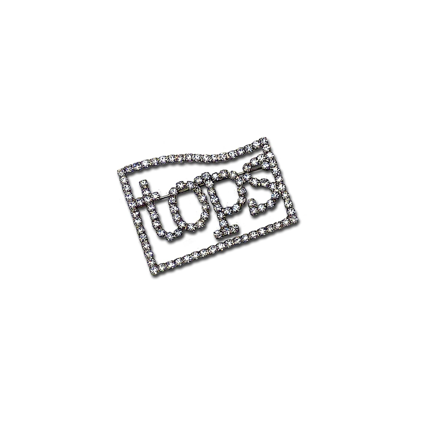 Large Diamond TOPS Flag Pin