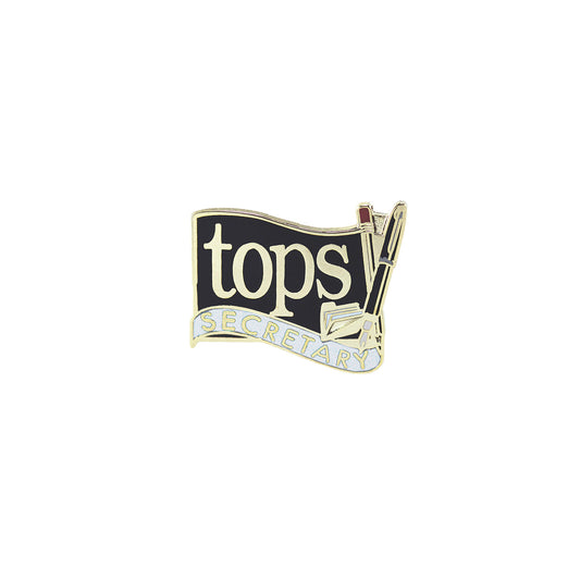 TOPS-Secretary Pin