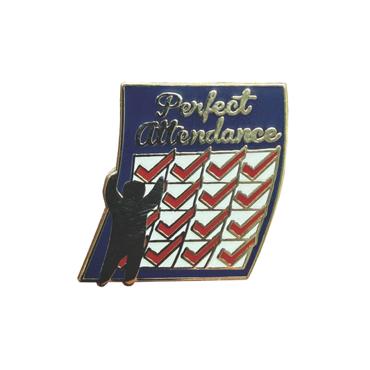 Perfect Attendance Pin