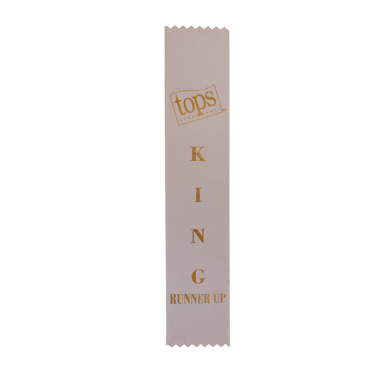 King Runner Up Ribbon