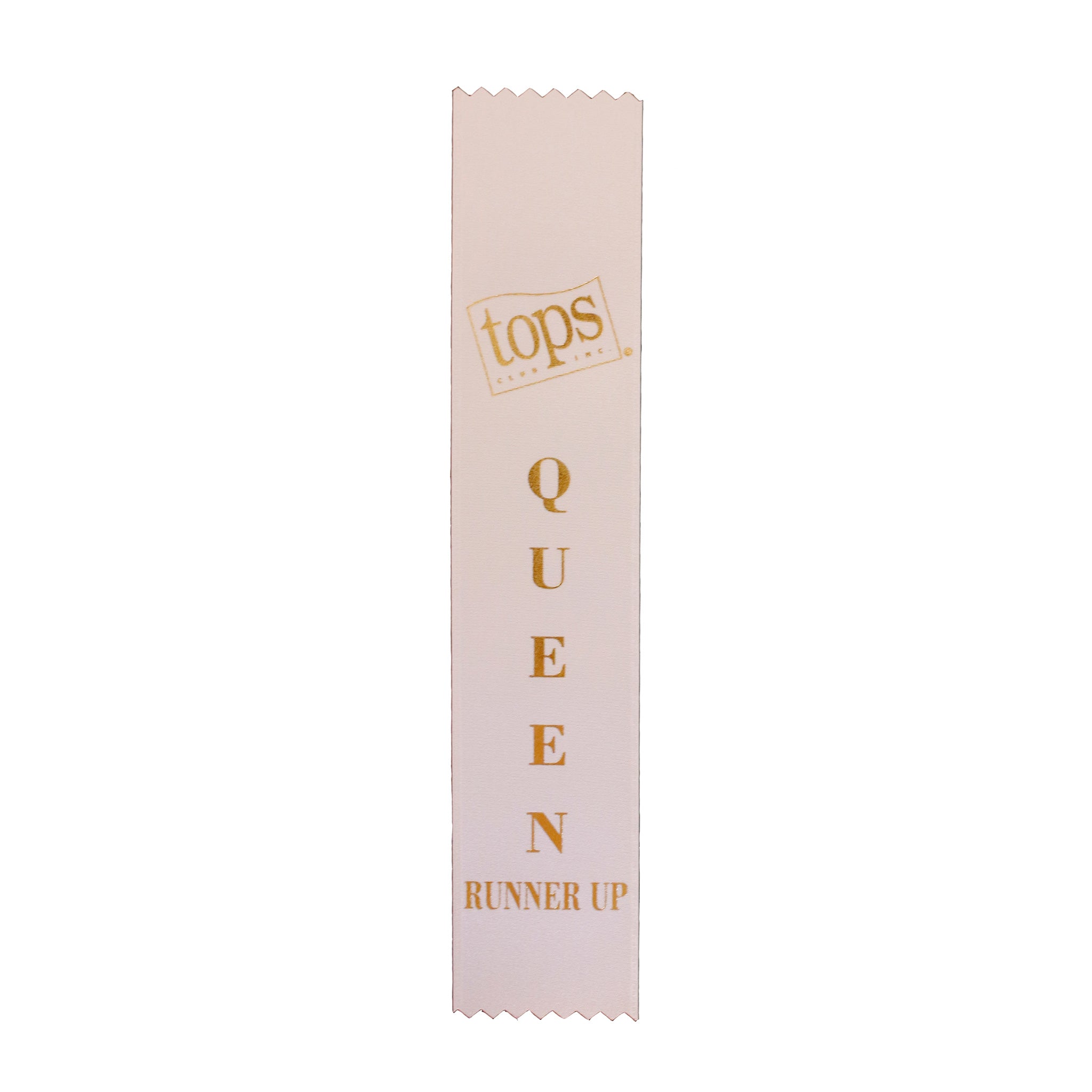 Runner Up Lettering Queen Runner Up Ribbon – Shop TOPS