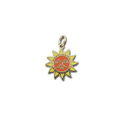 Smiling Sun Charm