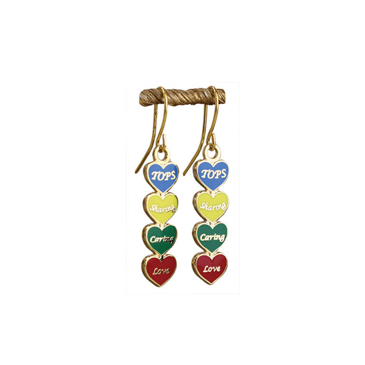 TOPS Heart Earrings