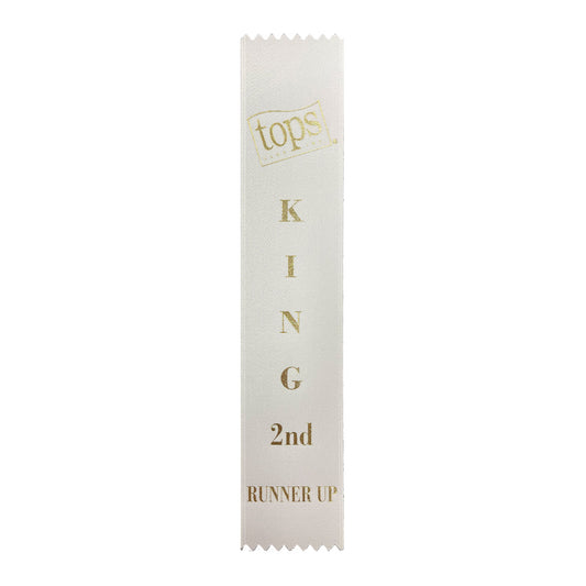 King 2nd Runner Up Ribbon