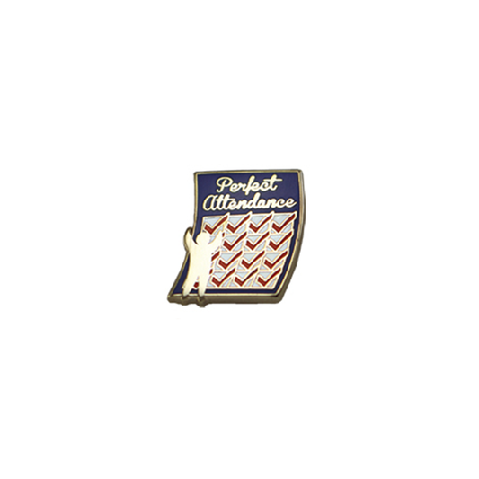 Perfect Attendance Pin